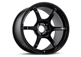 Advan RG-4 18x9 +35 5x114.3 Semi Gloss Black Wheel