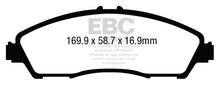 Load image into Gallery viewer, EBC 14+ Acura MDX 3.5 Greenstuff Front Brake Pads