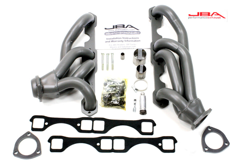 JBA 65-86 GM Truck 265-400 Carbureted w/A.I.R. 1-5/8in Primary Ti Ctd Cat4Ward Header