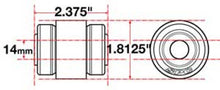 Load image into Gallery viewer, SPC Performance Flex Joint X-AXIS Jeep JK Rear UCA 14mm X 2 X 1.8125