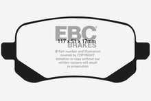 Load image into Gallery viewer, EBC 08-11 Chrysler Town &amp; Country 3.3 Ultimax2 Rear Brake Pads