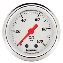 Load image into Gallery viewer, AutoMeter Gauge Kit 5 Pc. 3-1/8in. &amp; 2-1/16in. Mech. Speedo. Wtmp &amp; Oilp Arctic Wht