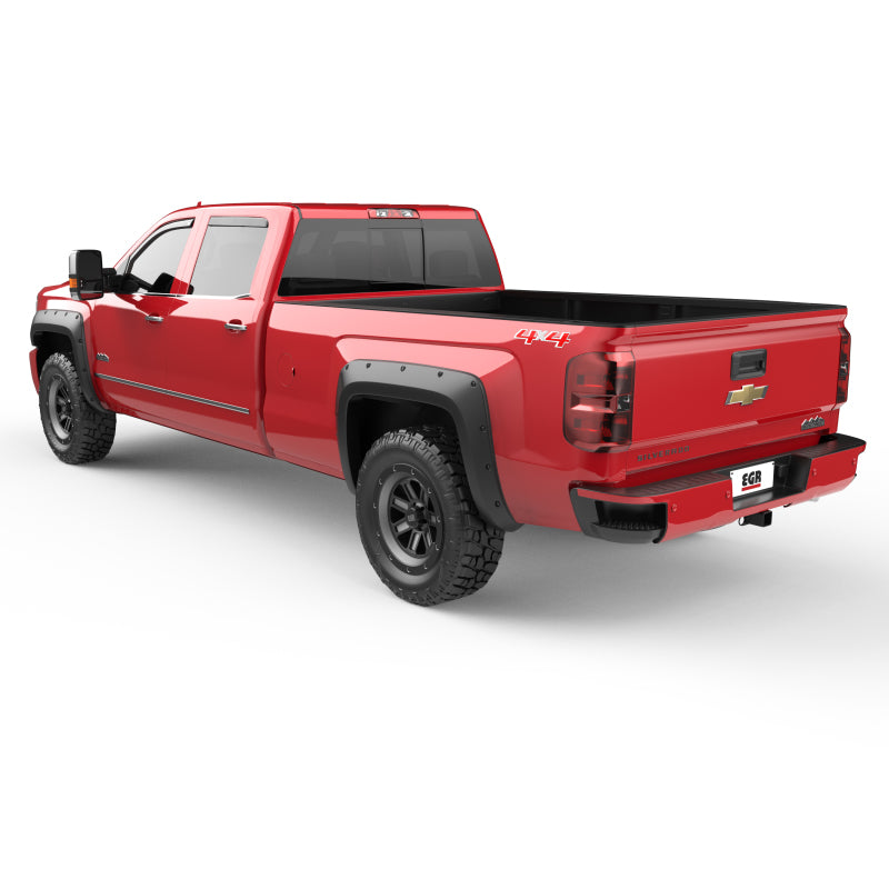 EGR 14+ Chev Silverado 6-8ft Bed Bolt-On Look Fender Flares - Set - Matte