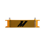 Mishimoto Universal -8AN 10 Row Oil Cooler - Gold