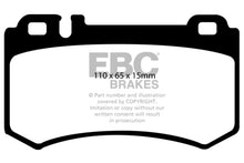 Load image into Gallery viewer, EBC 06 Mercedes-Benz E55 AMG 5.4 Supercharged (4 Pad Set) Ultimax2 Rear Brake Pads