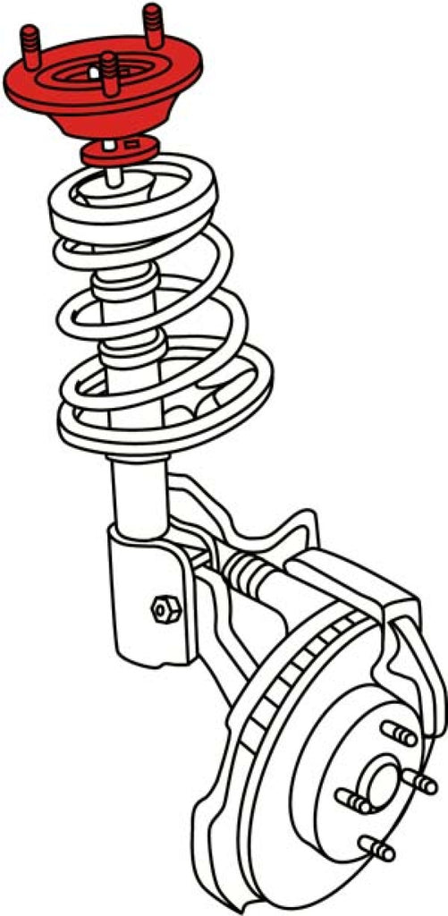 SPC Performance 00-10 Ford Focus Front Adjustable Strut Mount