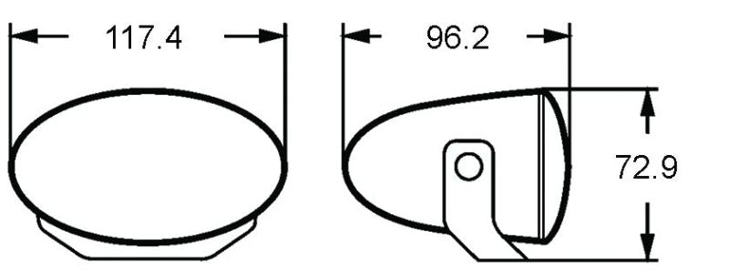 Hella FF50 Series H7 12V/55W Halogen Driving Lamp Kit