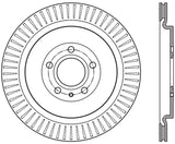 StopTech Premium High Carbon 13-14 Ford Mustang/Shelby GT500 Left Rear Disc Slotted Brake Rotor