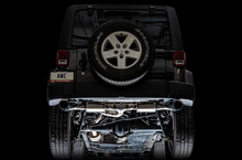 Load image into Gallery viewer, AWE Tuning 07-18 Jeep Wrangler JK/JKU 3.6L Tread Edition Axle-Back Dual Exhaust - Diamond Black Tips