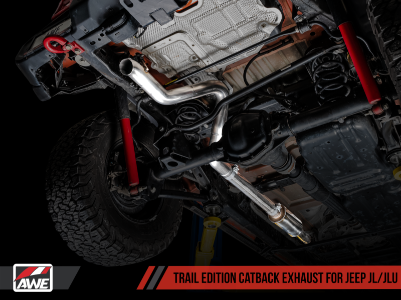 AWE Tuning 2018+ Jeep Wrangler JL/JLU 3.6L Trail Edition Cat-Back Exhaust