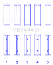 Load image into Gallery viewer, King Engine Bearings Toyota 1AZFE/2AZFE Main Bearing Set