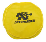 K&N Yellow Drycharger Round Tapered Air Filter Wrap