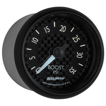 Load image into Gallery viewer, Autometer GT Series 52mm Mechanical 0-35 psi Boost Gauge