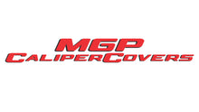 Load image into Gallery viewer, MGP 4 Caliper Covers Engraved Front &amp; Rear Sonic Red finish silver ch