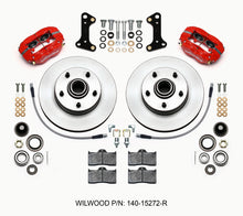 Load image into Gallery viewer, Wilwood Forged Dynalite-M Front Kit 11.00in 1 PC Rotor&amp;Hub Red 67-69 Camaro 64-72 Nova Chevelle