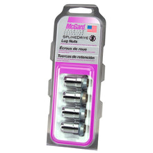 Load image into Gallery viewer, McGard SplineDrive Lug Nut (Cone Seat) M12X1.25 / 1.24in. Length (4-Pack) - Chrome (Req. Tool)