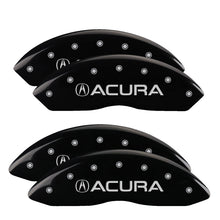 Load image into Gallery viewer, MGP 4 Caliper Covers Engraved Front &amp; Rear MGP Black finish silver ch