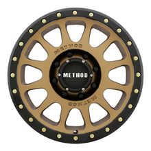 Load image into Gallery viewer, Method MR305 NV 17x8.5 0mm Offset 8x170 130.81mm CB Method Bronze/Black Street Loc Wheel