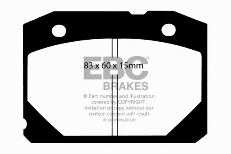 EBC 2018+ Jeep Wrangler (JL) Ultimax Rear Brake Pads