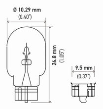 Load image into Gallery viewer, Hella Bulb 2821 12V 3W W21X95D T325 E1 (2)