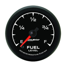 Load image into Gallery viewer, Autometer ES 2-1/16in 0-280 ohms Programmable Fuel Level Gauge