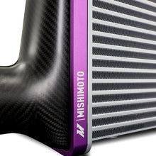 Load image into Gallery viewer, Mishimoto Universal Carbon Fiber Intercooler - Matte Tanks - 450mm Black Core - S-Flow - C V-Band