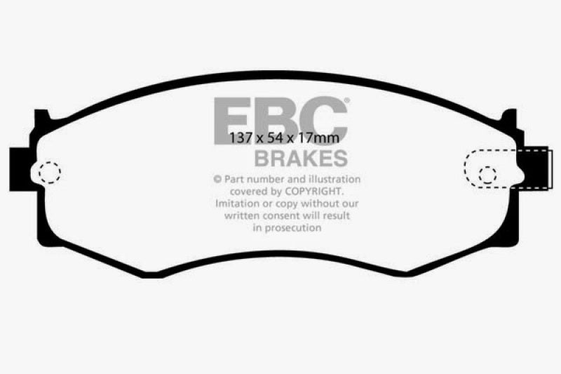 EBC 91-97 Infiniti G20 2.0 Ultimax2 Front Brake Pads