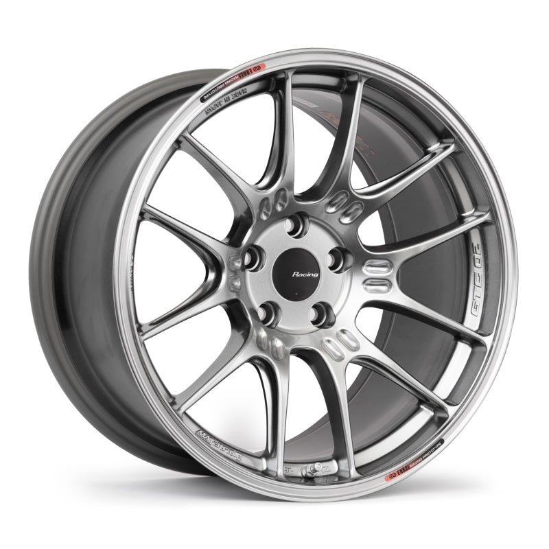 Enkei GTC02 19x8.5 5x114.3 35mm Offset 75mm Bore Hyper Silver Wheel