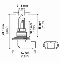 Load image into Gallery viewer, Hella HB3 9005 12V 100W P2OD T4 High Wattage Bulbs (Pair)