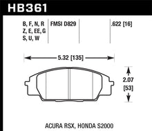 Load image into Gallery viewer, Hawk 02-06 Acura RSX Type S / 06-11 Honda Civic Si Coupe / 00-09 S2000 DTC-30 Race Front Brake Pads