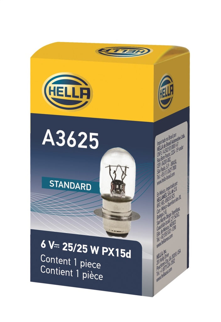 Hella Bulb 3625 6V 25/25W Px15D T6