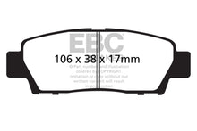 Load image into Gallery viewer, EBC 95-96 Toyota Avalon 3.0L Ultimax Rear Brake Pads