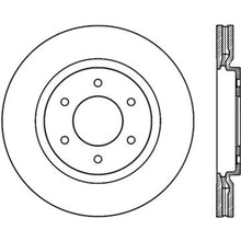 Load image into Gallery viewer, StopTech Power Slot 08-09 Infiniti QX4/QX56 / 07-09 Nissan Armada Right Front Slotted Cryo Rotor