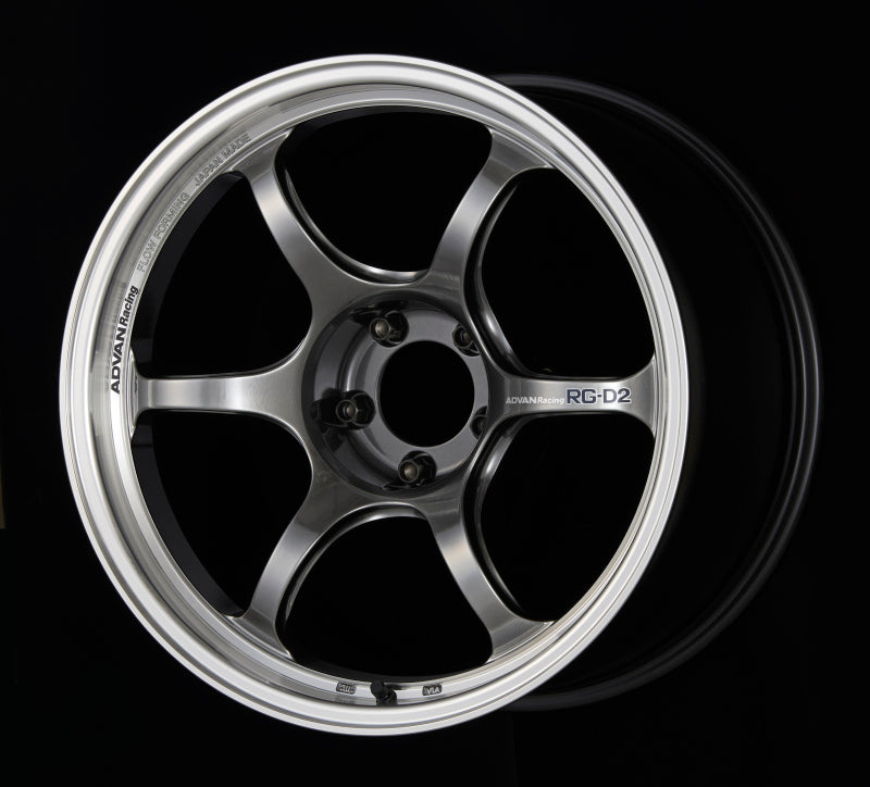 Advan RG-D2 18x9.5 +35 5-120 Machining & Racing Hyper Black Wheel