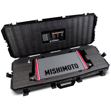 Load image into Gallery viewer, Mishimoto Universal Carbon Fiber Intercooler - Gloss Tanks - 525mm Black Core - C-Flow - BL V-Band