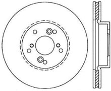 Load image into Gallery viewer, StopTech Power Slot 99-08 Acura TL (STD Caliber) / 01-03 CL / 04-10 TSX Front Left Slotted Rotor