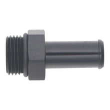 Load image into Gallery viewer, DeatschWerks 8AN ORB Male to 1/2in Male Barb Fitting (Incl O-Ring) - Anodized Matte Black