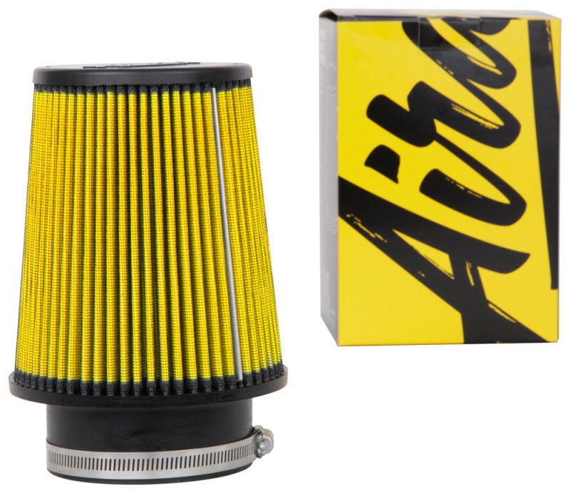 Airaid Universal Air Filter - Cone 4in Flange x 6in Base x 4-5/8in Top x 7in Height - Synthaflow