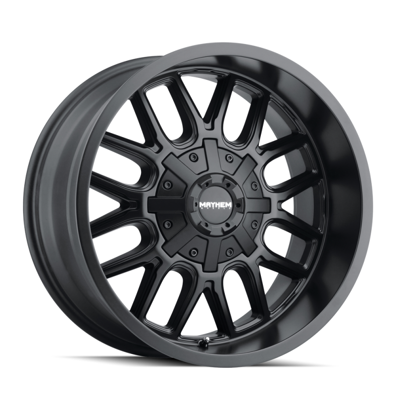 Mayhem 8107 Cogent 20x9 / 8x180 BP / 0mm Offset / 124.1mm Hub Matte Black Wheel