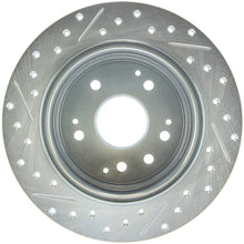 Load image into Gallery viewer, StopTech Select Sport 04-08 Acura TL Drilled &amp; Slotted Rear Driver Side Sport Brake Rotor