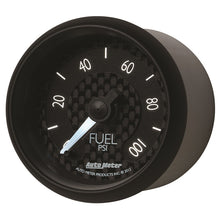 Load image into Gallery viewer, Autometer GT Series 52mm Full Sweep Electronic 0-100 PSI Fuel Pressure Gauge