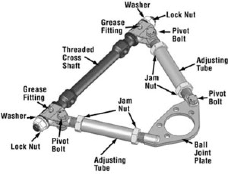 SPC Performance GM Full Size Pro Series Front Adjustable Upper Control Arm (Race Only)