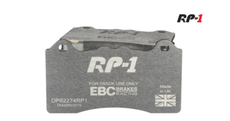 EBC Racing 2019+ BMW Z4 G29 / 2020+ Toyota GR Supra (w/13in Rear Rotors) RP-1 Race Rear Brake Pads