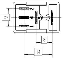 Load image into Gallery viewer, Hella Relay Micro Iso 5 Pole 12V Spst Res