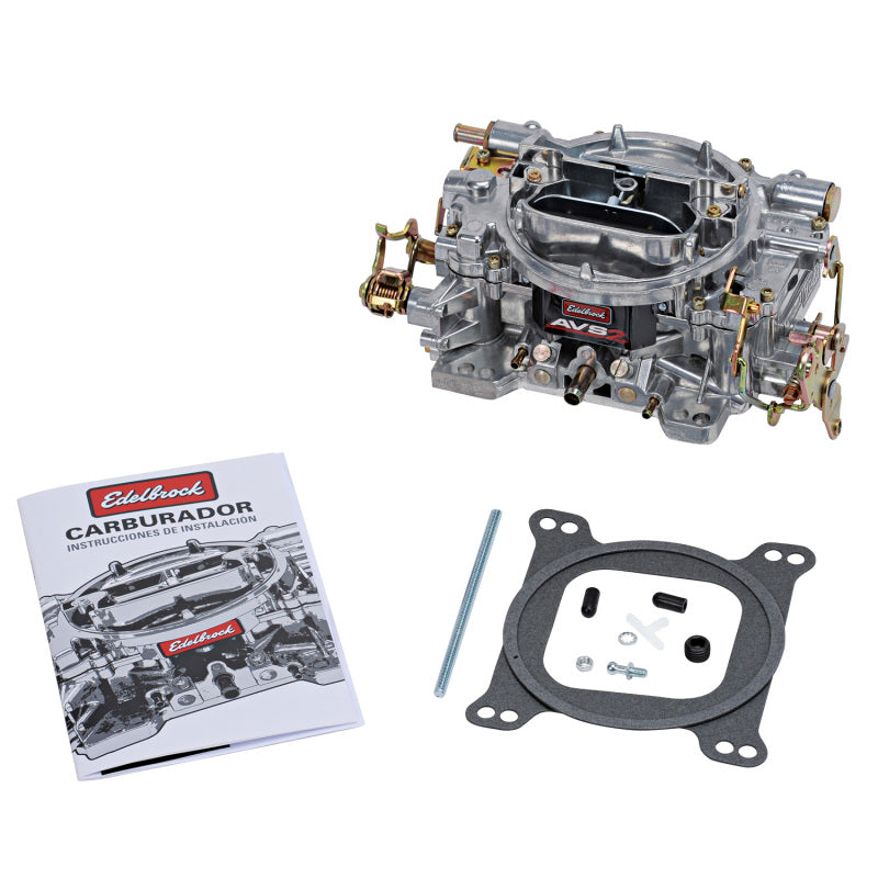 Edelbrock Carburetor Thunder Series 4-Barrel 800 CFM Manual Choke Calibration Satin Finish