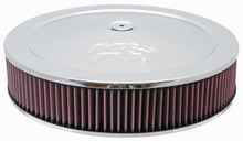 Load image into Gallery viewer, K&amp;N Round Air Filter Assembly 12in ID / 3.063in Height / 5.125in Neck Flange / 7/8in Drop Base