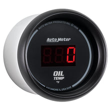 Load image into Gallery viewer, Autometer Black 0-400F Digital Oil Temp Gauge