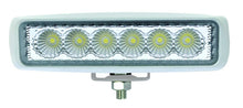 Load image into Gallery viewer, Hella Value Fit Mini Flush Mount 7.7in - 18W White Housing Flood Beam LED Light Bar