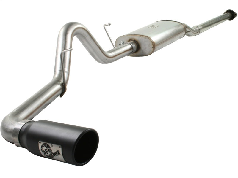 aFe MACHForce XP 3in 409SS Cat Back Exhaust w/ Black Tips for  09-10 Ford F-150 V8 4.6L/5.4L