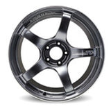 Advan TC4 18x9 +35 5-114.3 Racing Gunmetallic and Ring Wheel